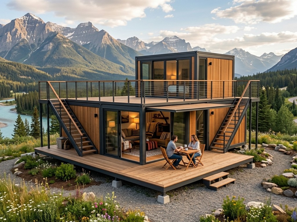 Sustainable Living House - منزل مسبق الصنع صديق للبيئة بغرفتي