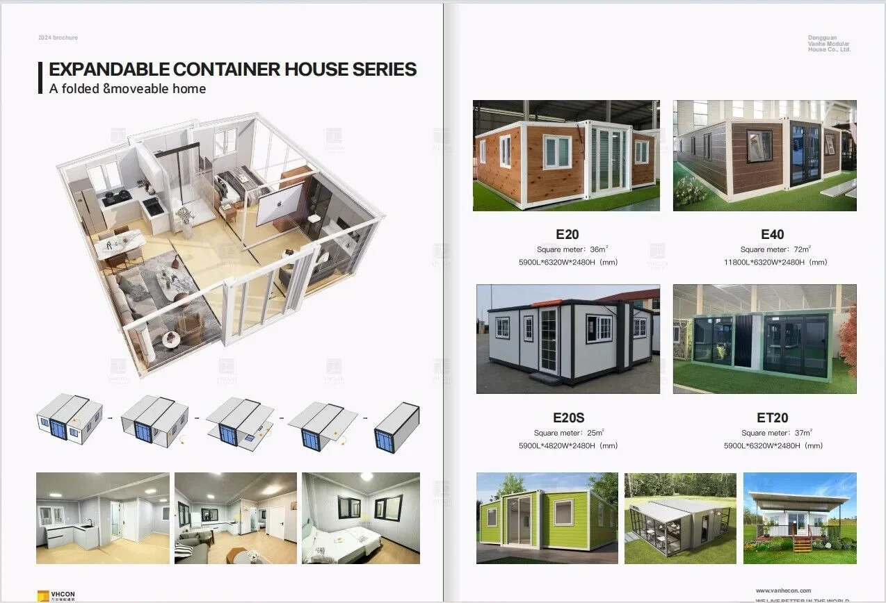 منازل حاويات قابلة للطي مسبقة  - مراجعة Sustainable Living House وسعره