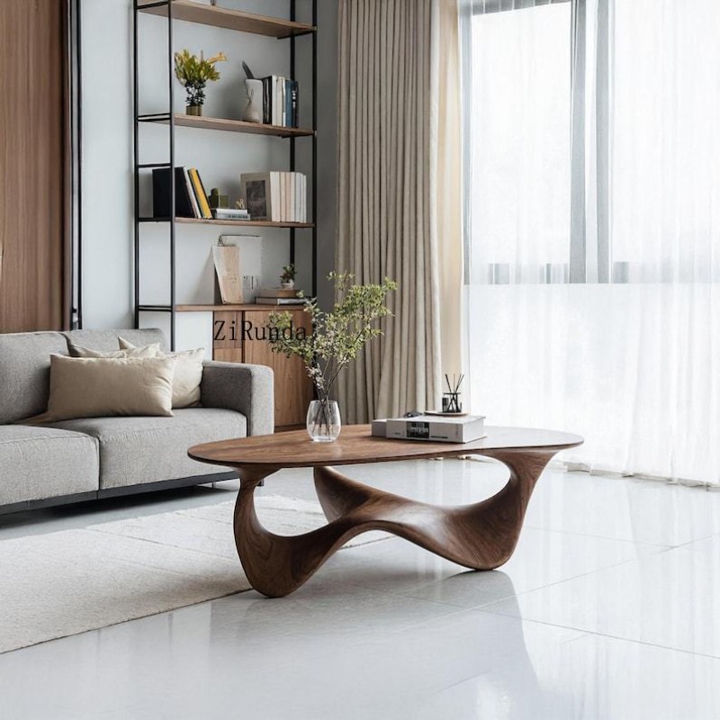 طاولة قهوة خشبية صلبة حديثة مص - مراجعة Sustainable Living Design وسعره