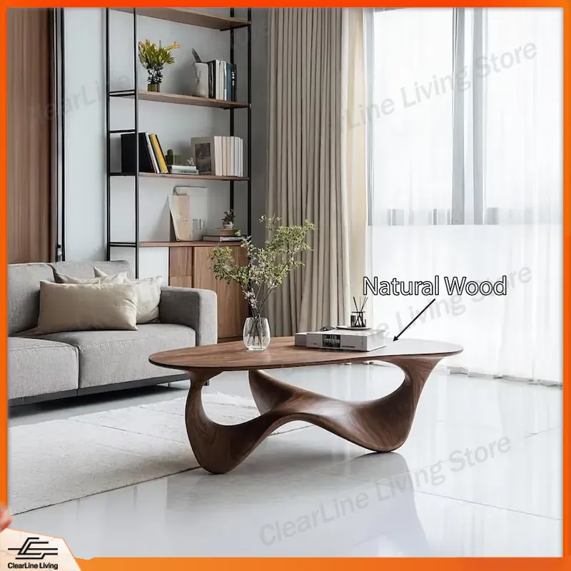 طاولة قهوة عصرية من الخشب الصل - مراجعة Sustainable Living Design وسعره