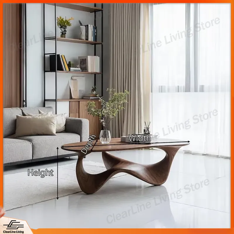 طاولة قهوة عصرية من الخشب الصل - مراجعة Sustainable Living Design وسعره